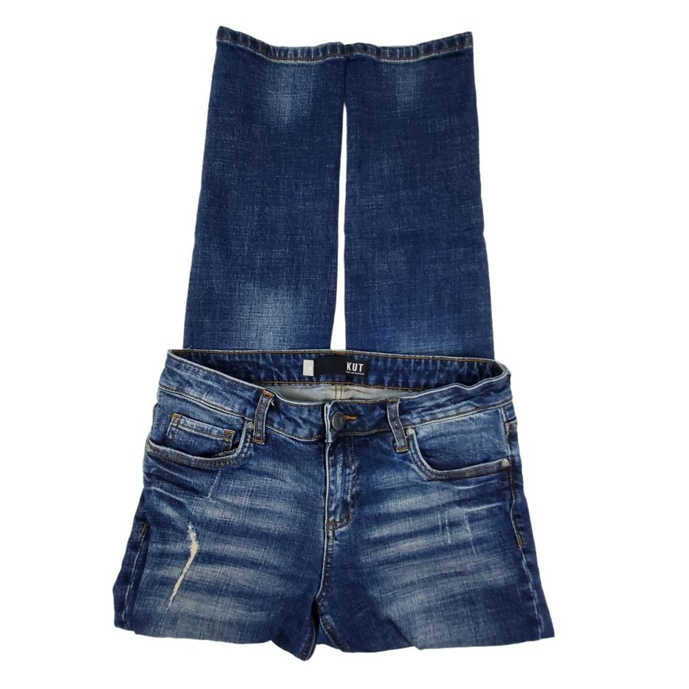 Kut from the Kloth Womens Jeans sz 4 Catherine Boyfriend Mid rise denim pants